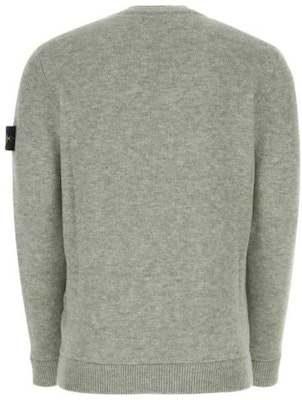 STONE ISLAND FW22 綠色圓領針織毛衣 - 素色款式。 7715543C1-V0055 Lookbook STONE ISLAND FW22 綠色圓領針織毛衣 - 素色款式。 7715543C1-V0055