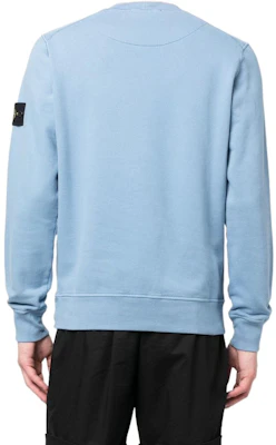 Stone Island FW22 Light Blue Logo Patch Long Sleeve Sweatshirt Men. 771563020-V0046 Shop Stone Island FW22 Light Blue Logo Patch Long Sleeve Sweatshirt Men. 771563020-V0046