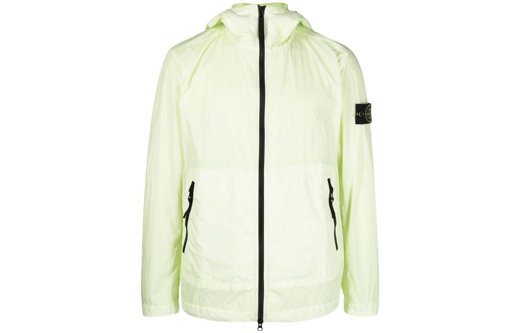 Stone Island FW22 Lightweight Windproof Waterproof Green Hooded Jacket Men 781540522-V0052