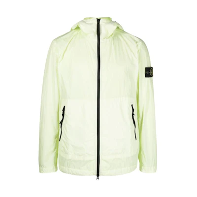 Stone Island FW22 Lightweight Windproof Waterproof Green Hooded Jacket Men 781540522-V0052