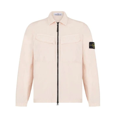 Stone Island FW22 Logo Badge Double Pocket Jacket Beige 7715101WN-V0180