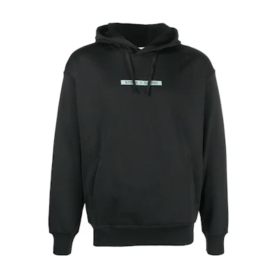 Stone Island FW22 Logo Patch Drawstring Hoodie Men’s Black 771560335V0029