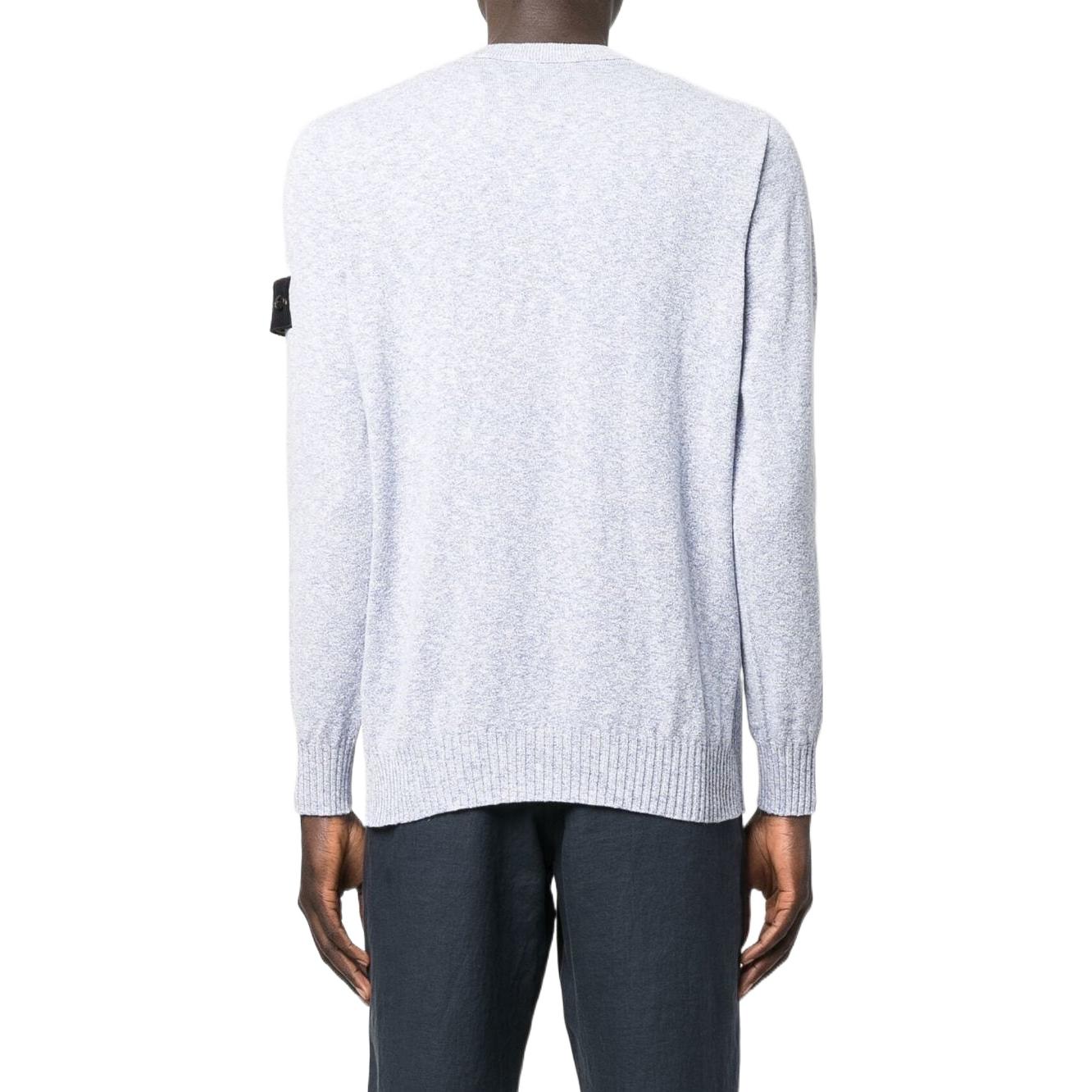 STONE ISLAND FW22 Logo Patch Plain Pullover Sweatshirt Men’s Grey. 7615524B0-V1022 圖 4