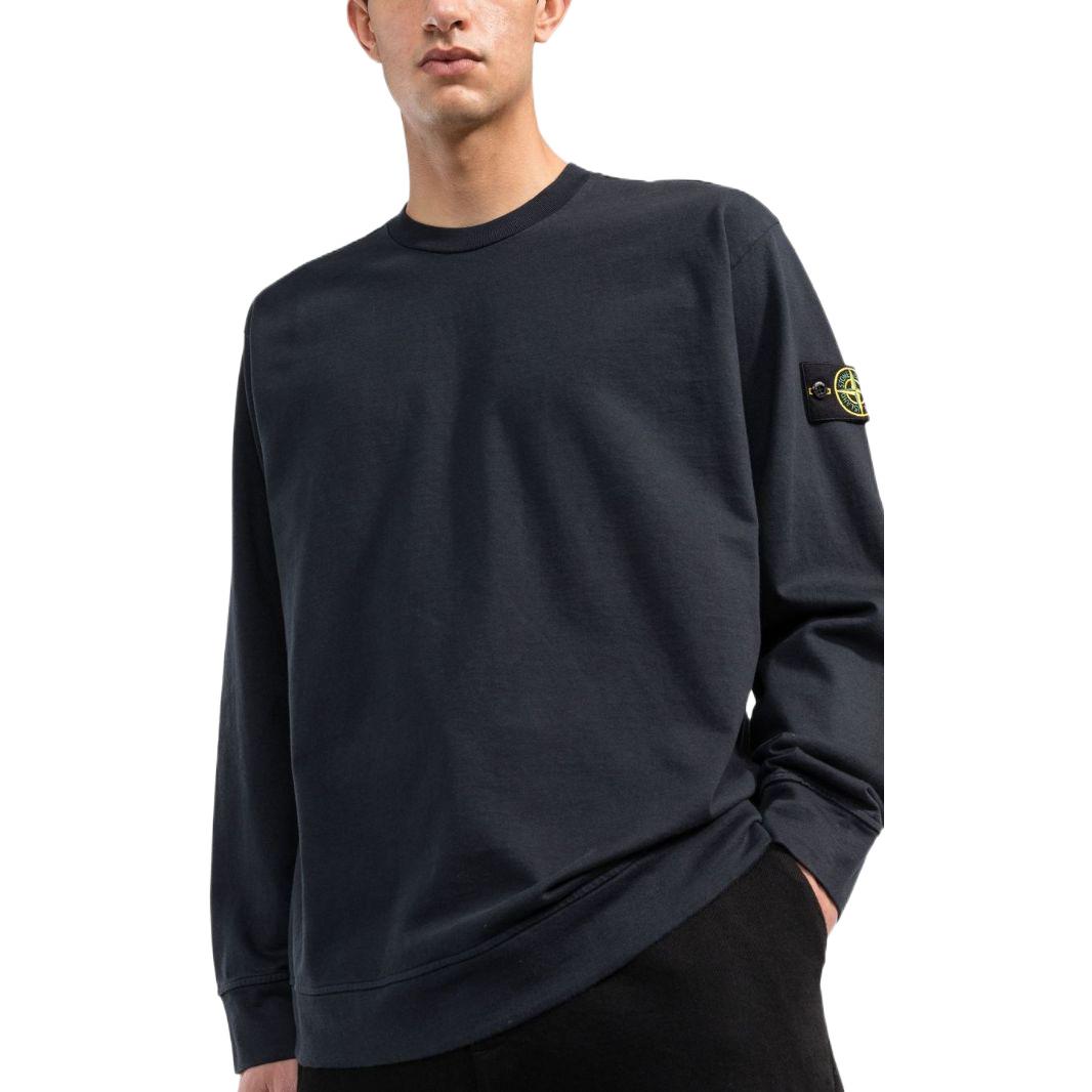 Stone Island FW22 Logo Patch Pullover Sweatshirt Men’s Blue 771563750-V0020 圖 3