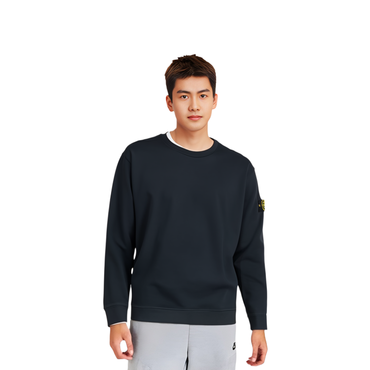 Stone Island FW22 Logo Patch Pullover Sweatshirt Men’s Blue 771563750-V0020 圖 6