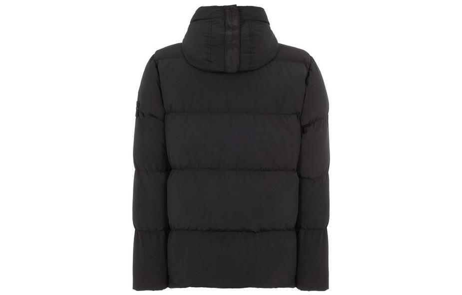 STONE ISLAND FW22 Logo Puffer Jacket Unisex Black Long Sleeve 771544132-V0029 圖 3