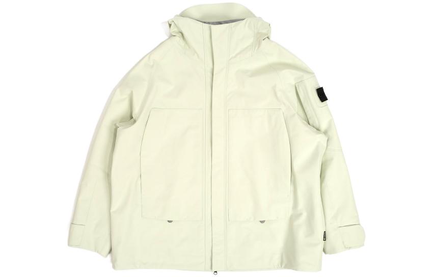 Stone Island FW22 Logo Zip-Up Hoodie Jacket Men’s Off-White 771941220-V2052