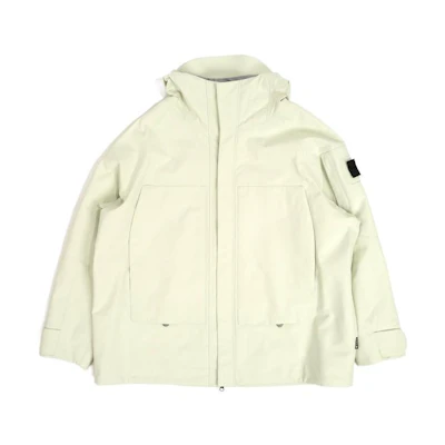 Stone Island FW22 Logo Zip-Up Hoodie Jacket Men’s Off-White 771941220-V2052