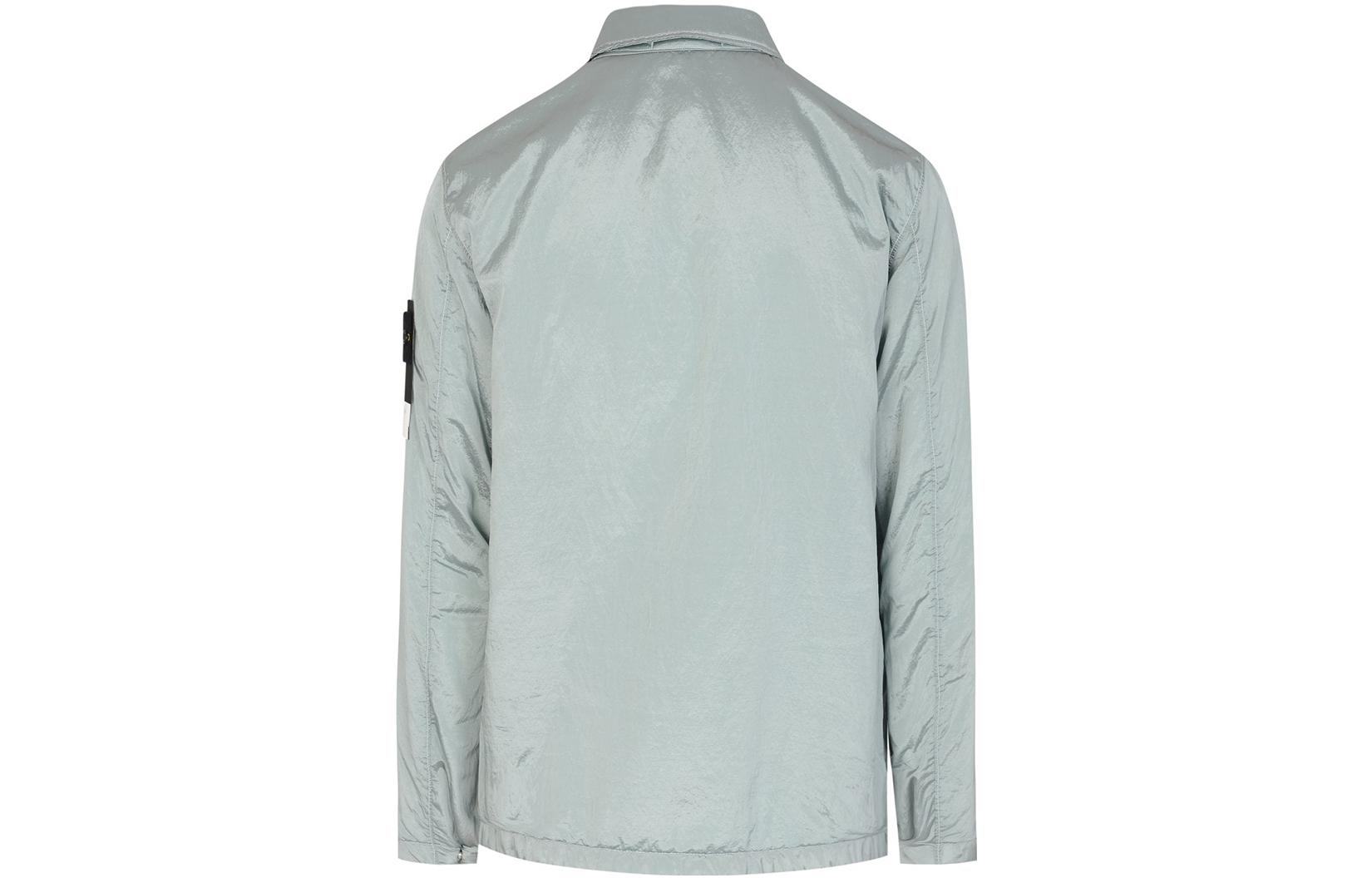 STONE ISLAND FW22 Metallic Nylon Long Sleeve Jacket Men’s Light Blue. 7715Q0519-V0044 圖 3