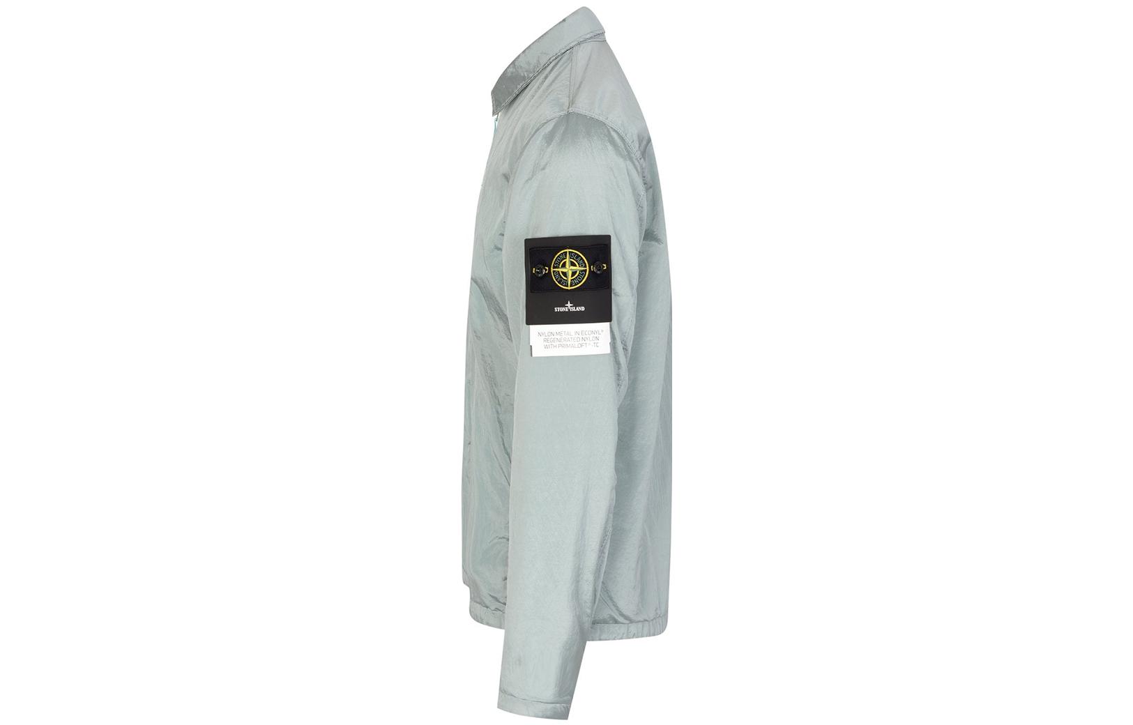 STONE ISLAND FW22 Metallic Nylon Long Sleeve Jacket Men’s Light Blue. 7715Q0519-V0044 圖 4