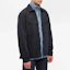 Shop STONE ISLAND FW22 Biru Navy Jaket Lengan Panjang Ringan dengan Lencana Boleh Tanggal. 7715101WN-V0120