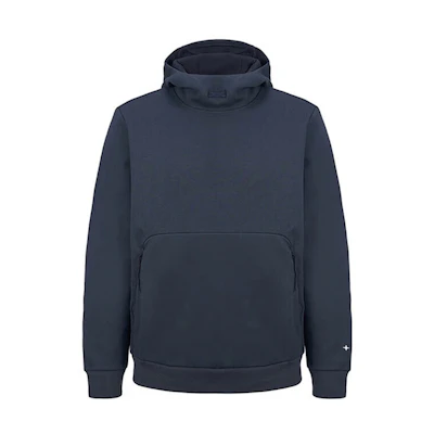 Stone Island FW22 Navy Blue Pullover Hoodie with Kangaroo Pocket 7715623G5-V0020
