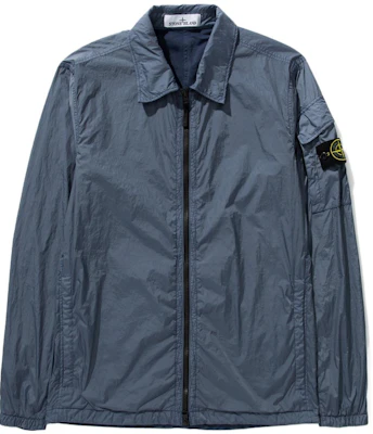 Stone Island FW22 尼龍皺褶襯衫外套 深藍色 男款 771510223-V0024 Buy Stone Island FW22 尼龍皺褶襯衫外套 深藍色 男款 771510223-V0024
