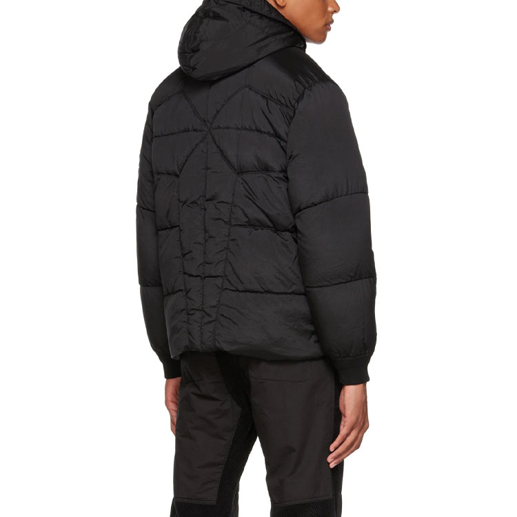 STONE ISLAND FW22 Nylon Metal Logo Patch Hooded Puffer Jacket Black Unisex. 771543619-V0029 圖 6