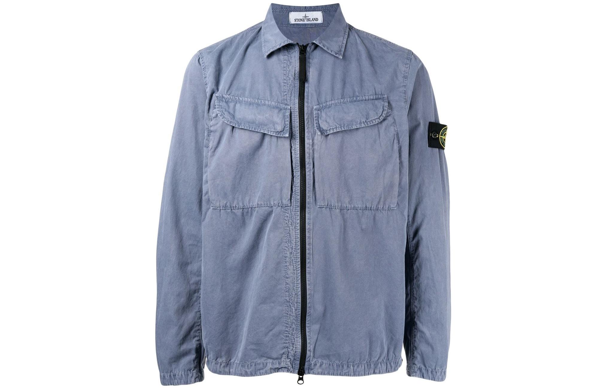 Stone Island FW22 Peacock Blue Lightweight Jacket with Detachable Logo Patch. 7715101WN-V0124 圖 2