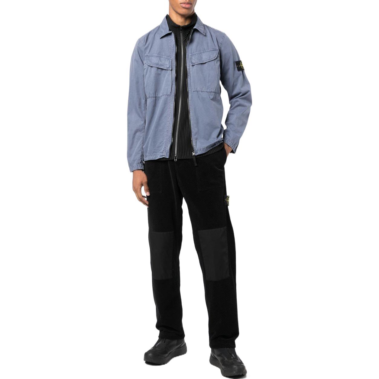 Stone Island FW22 Peacock Blue Lightweight Jacket with Detachable Logo Patch. 7715101WN-V0124 圖 3