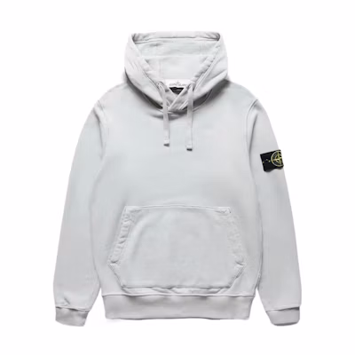 Stone Island FW22 Pearl Gray Logo Patch Hoodie Men’s Long Sleeve 771564120-V0061
