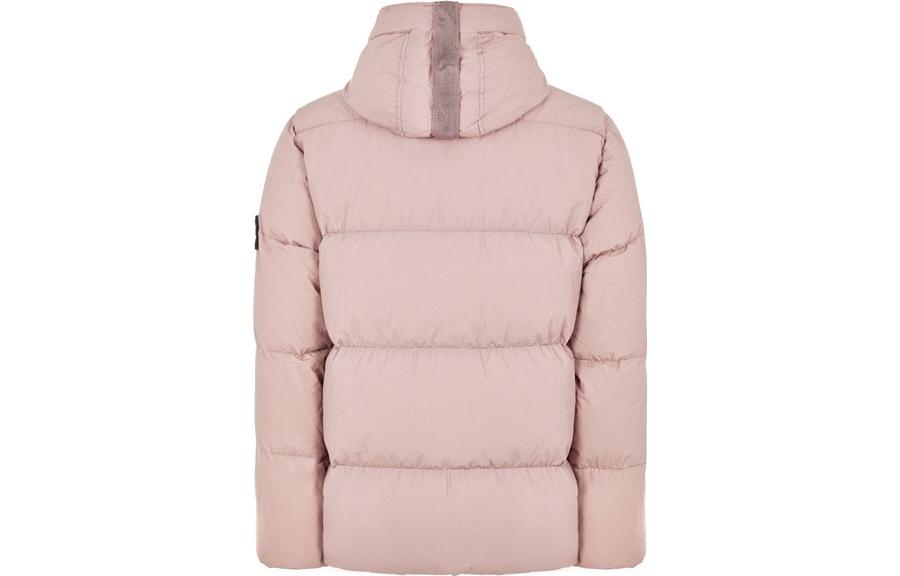 STONE ISLAND FW22 Pink Puffer Jacket Unisex with Logo Detail and Zipper. 771544132-V0086 圖 3