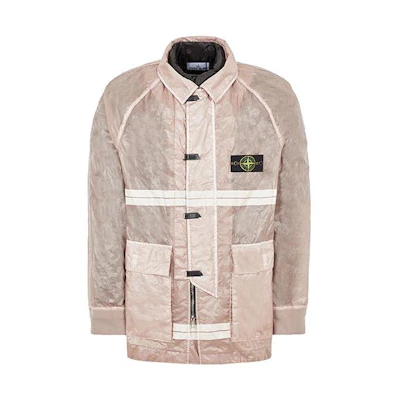 STONE ISLAND FW22 Pink Zip-Up Jacket for Men 7715444Q2-V0086