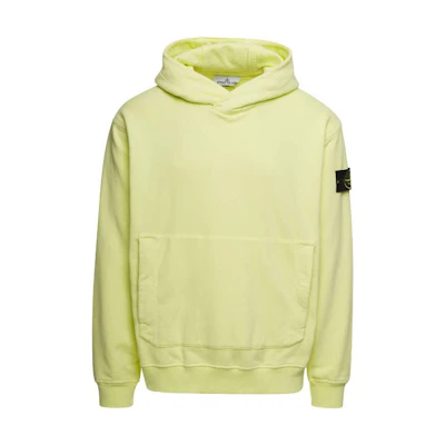 Stone Island FW22 Pure Logo Hoodie Yellow Men’s Pullover 771561820-V0031