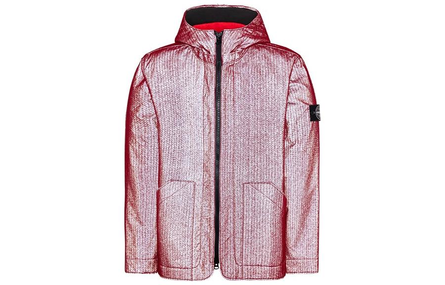 Stone Island FW22 Reflective Knit Hooded Jacket Mens 771543199-V0010