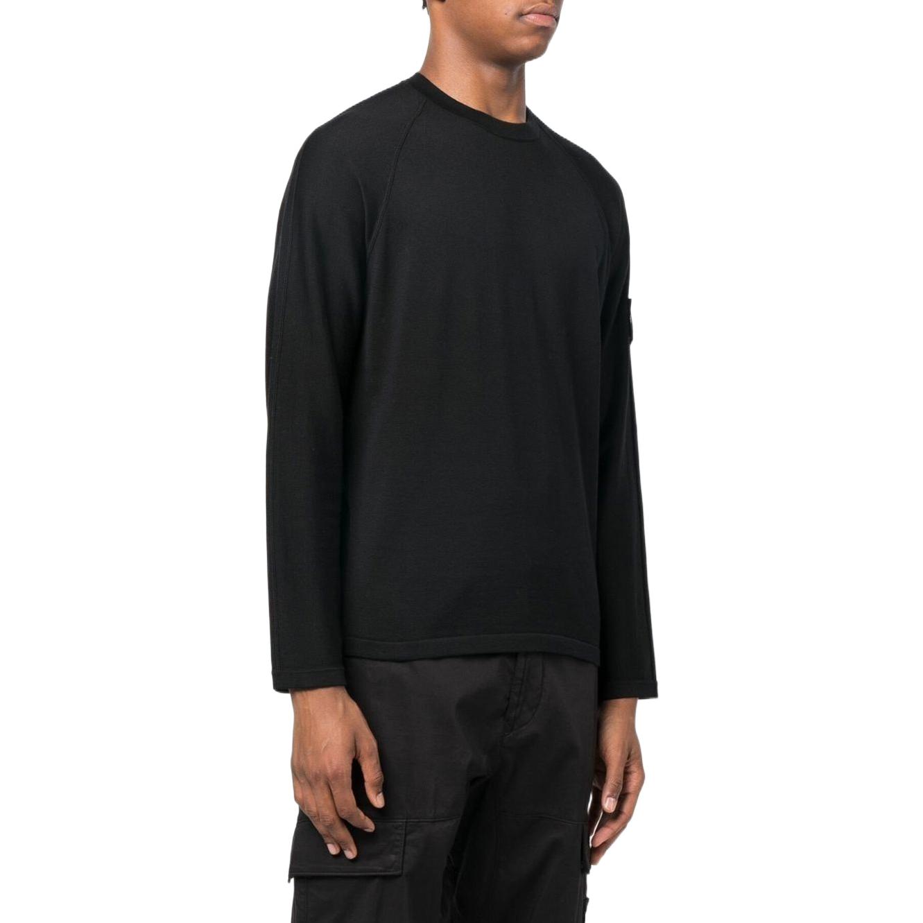 STONE ISLAND FW22 Shadow Project Black Crew Neck Pullover Sweater 77195061S-V0029 圖 4