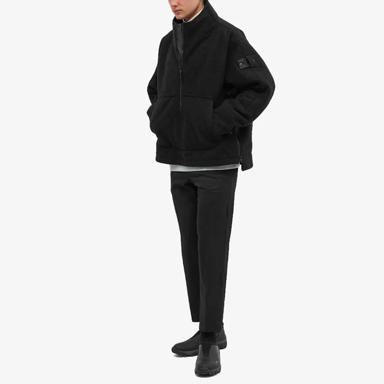 Stone Island FW22 Shadow Project Half-Zip Jacket Black  Fall Collection 771940414-V0029 圖 4