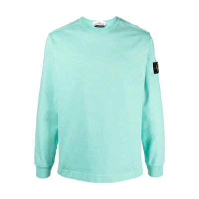 Stone Island FW22 Solid Color Crewneck Sweatshirt Blue 741564450-V0044