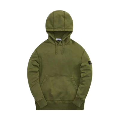STONE ISLAND FW22 Solid Color Crewneck Sweatshirt Green . 761564151-V0058
