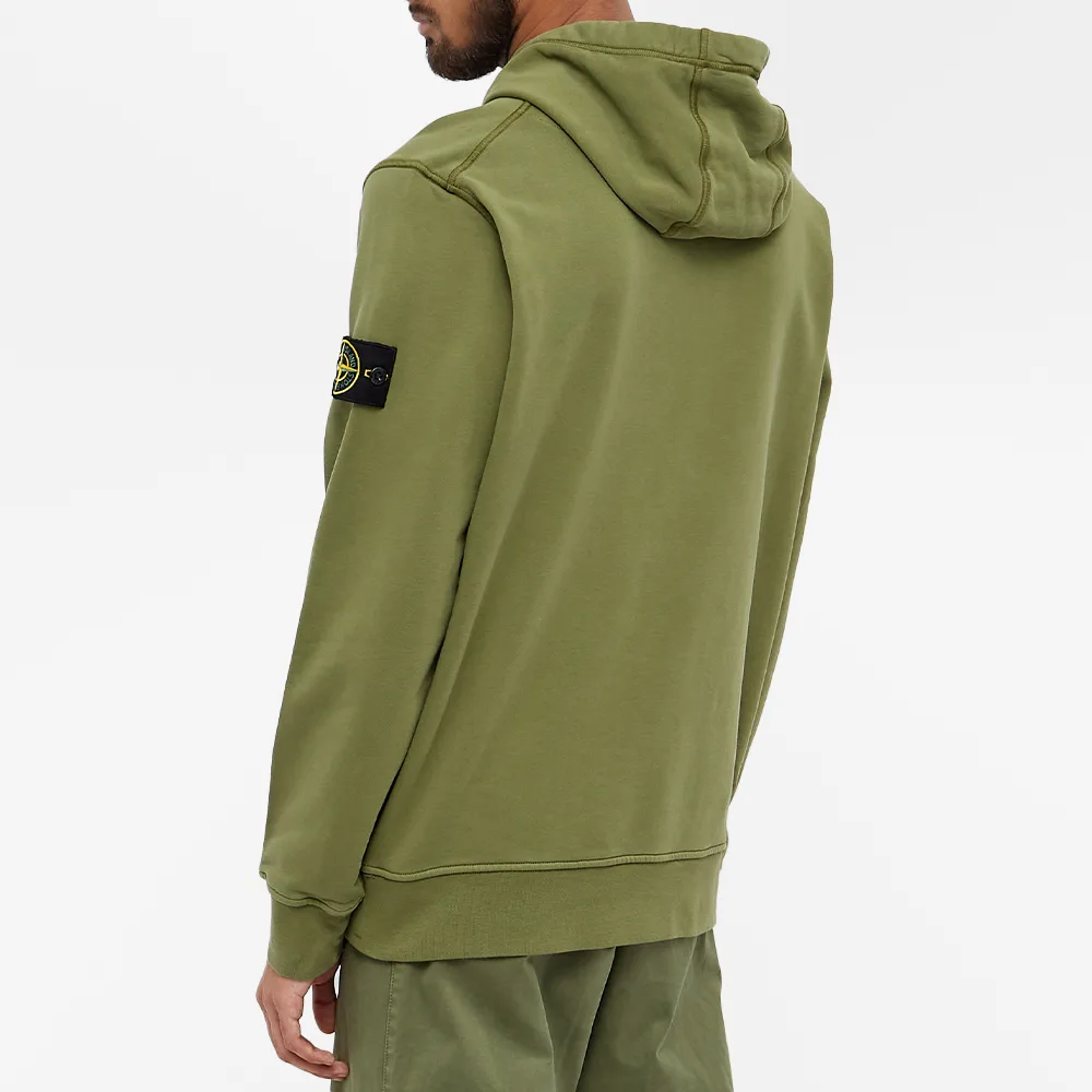 STONE ISLAND FW22 Solid Color Crewneck Sweatshirt Green . 761564151-V0058 圖 5
