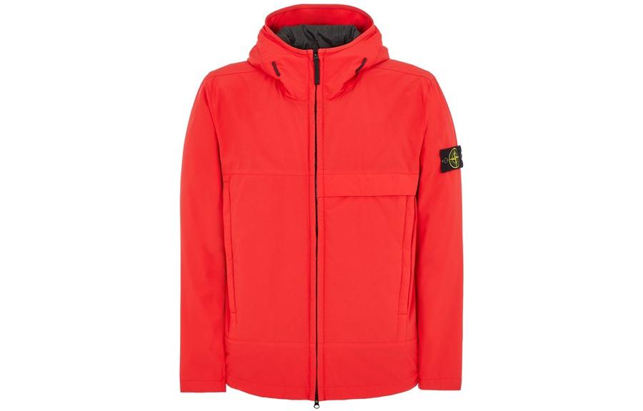 Stone Island FW22 Solid Color Logo Patch Zip Hoodie Jacket Men 771540527-V0010