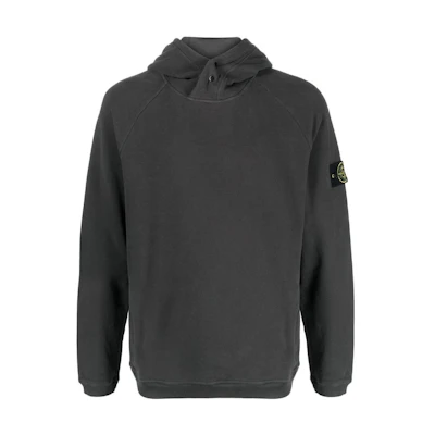 Stone Island FW22 Solid Color Logo Pullover Sweatshirt Men’s Charcoal Gray 771561051-V0065