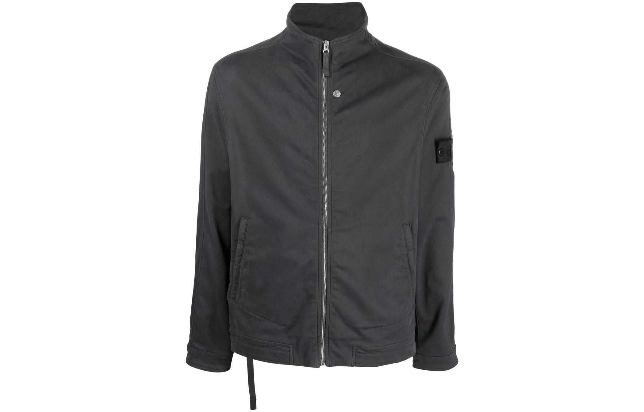 Stone Island FW22 Solid Color Patch Logo Jacket Men’s Dark Grey 771910129-V2063