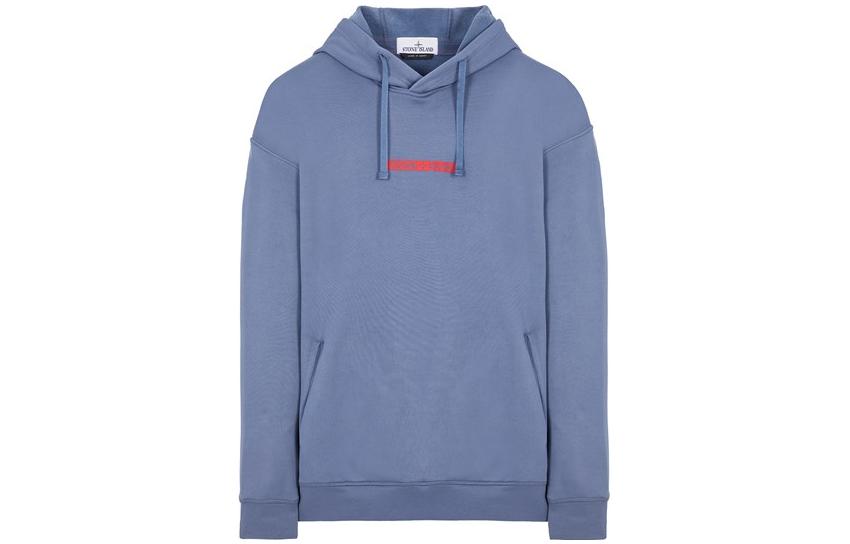 Stone Island FW22 Solid Color Pullover Hoodie Air Force Blue 771560335-V0024