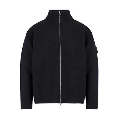 Stone Island FW22 Solid Color Straight-Cut Long-Sleeve Jacket Black 77195142U-V2029