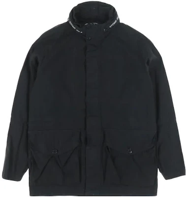 Chaqueta Negra con Cremallera Stone Island FW22 Color Sólido. 7615427E1-BLK Buy Chaqueta Negra con Cremallera Stone Island FW22 Color Sólido. 7615427E1-BLK
