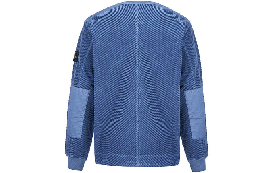 STONE ISLAND FW22 Solid Logo Crewneck Sweatshirt Men’s Navy Blue 771563211-V0024 圖 3