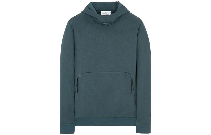 Stone Island FW22 Solid Navy Pullover Hoodie Men’s Straight Cut Fit 7715623G5-V0065