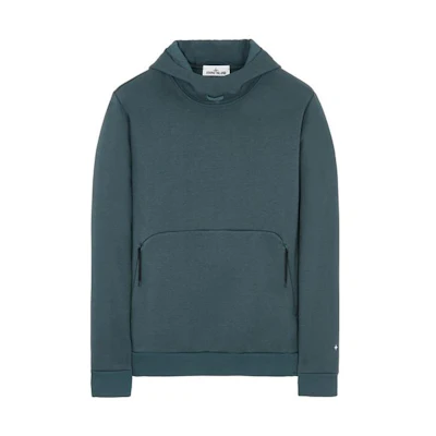Stone Island FW22 Solid Navy Pullover Hoodie Men’s Straight Cut Fit 7715623G5-V0065