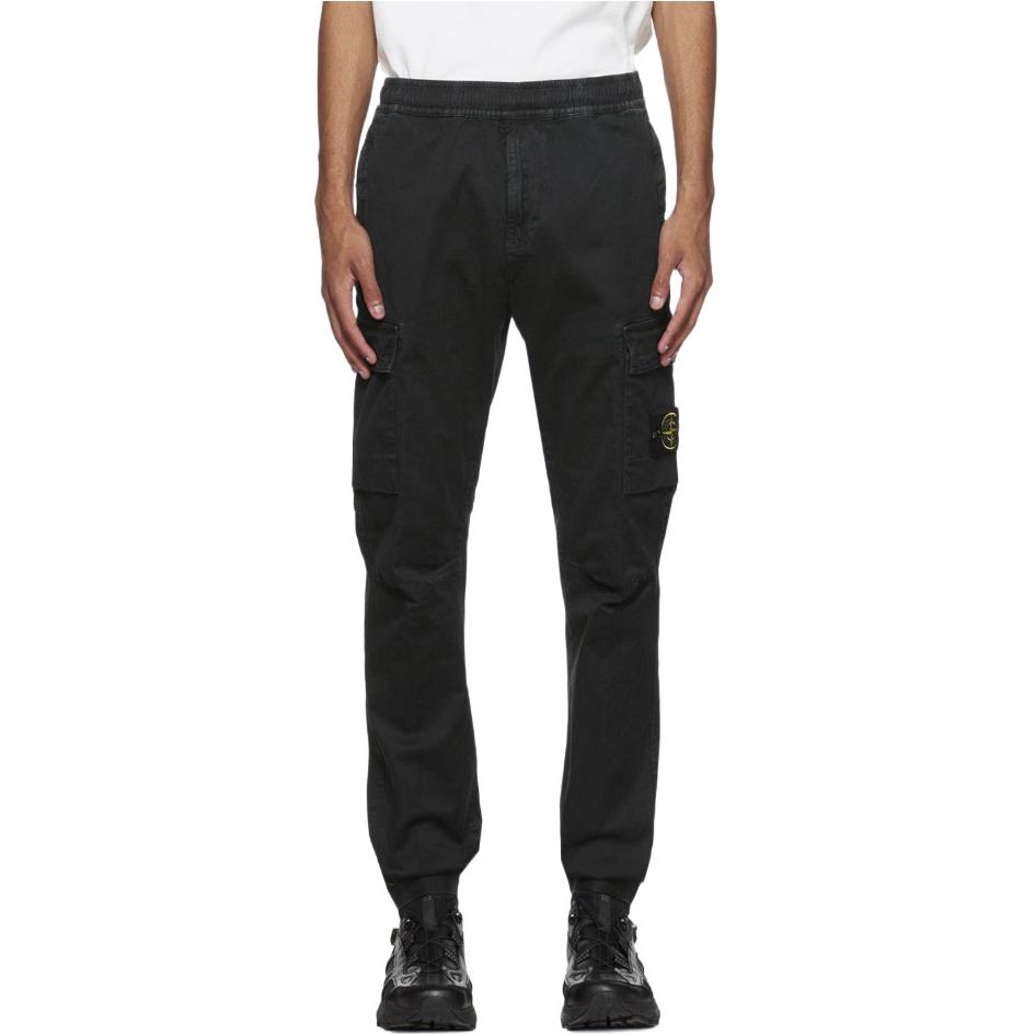 Purchase STONE ISLAND FW22 Seluar Kargo Lelaki Vintage Dicuci - Hitam Petroleum. 7715313L1-V0129