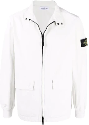 Stone Island FW22 White Lightweight Jacket with Logo Patch for Men 761541033-V0003 Buy Stone Island FW22 White Lightweight Jacket with Logo Patch for Men 761541033-V0003
