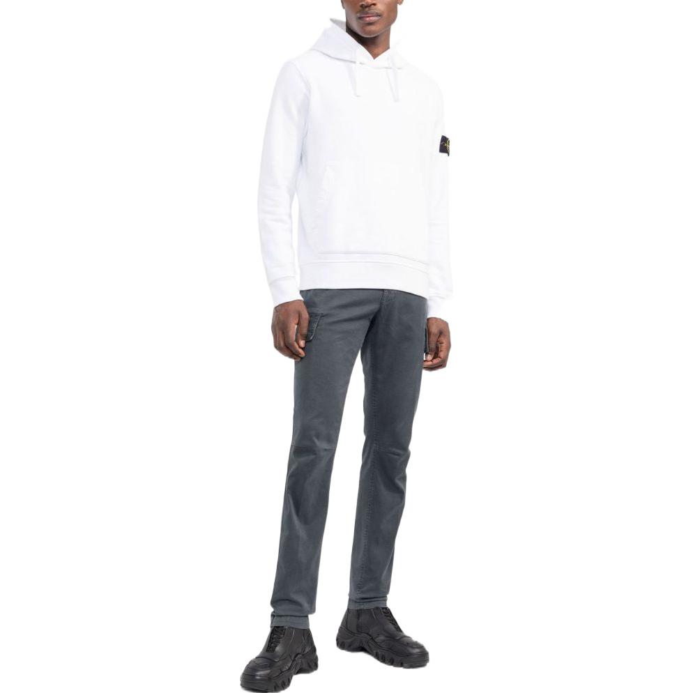 Stone Island FW22 White Pullover Sweatshirt Plain Embroidered Design 771564120-V0001 圖 3