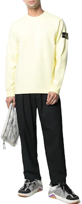 STONE ISLAND FW22 黃色圓領徽標貼長袖衛衣男款 741564450-V0031 Lookbook STONE ISLAND FW22 黃色圓領徽標貼長袖衛衣男款 741564450-V0031