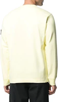 Purchase STONE ISLAND FW22 Yellow Crewneck Logo Patch Long Sleeve Sweatshirt Men. 741564450-V0031