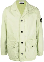 Stone Island FW22 Yellow Patch Badge Military Jacket Zip Long Sleeve 7615439WN-V0152 Stone Island FW22 Yellow Patch Badge Military Jacket Zip Long Sleeve 7615439WN-V0152