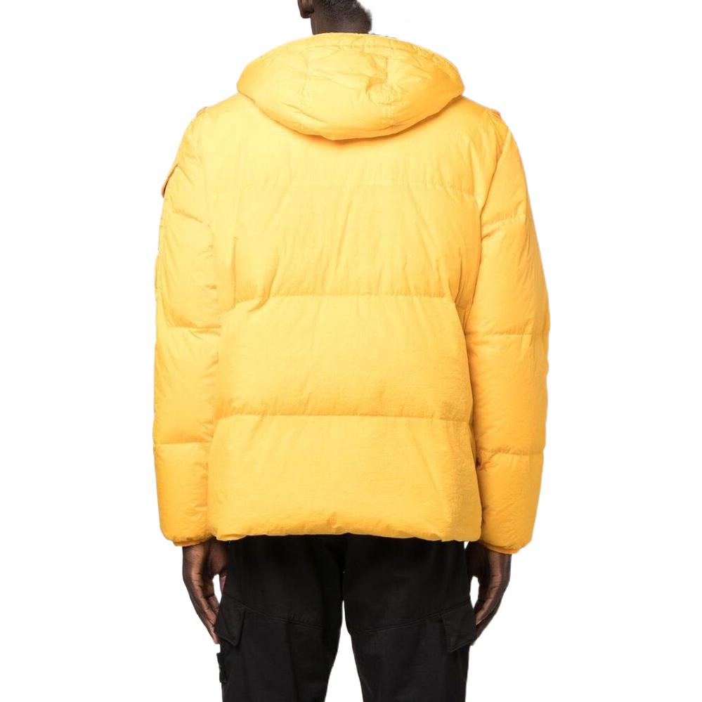 STONE ISLAND FW22 Yellow Puffer Jacket Unisex Casual Zip-Up Quilted Coat 771540223-V0030 圖 5