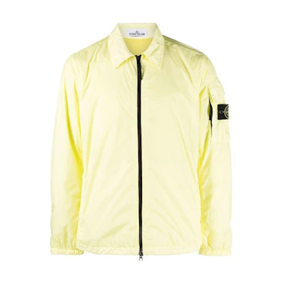 Stone Island FW22 Yellow Zip-Up Collar Jacket for Men 771510223-V0031