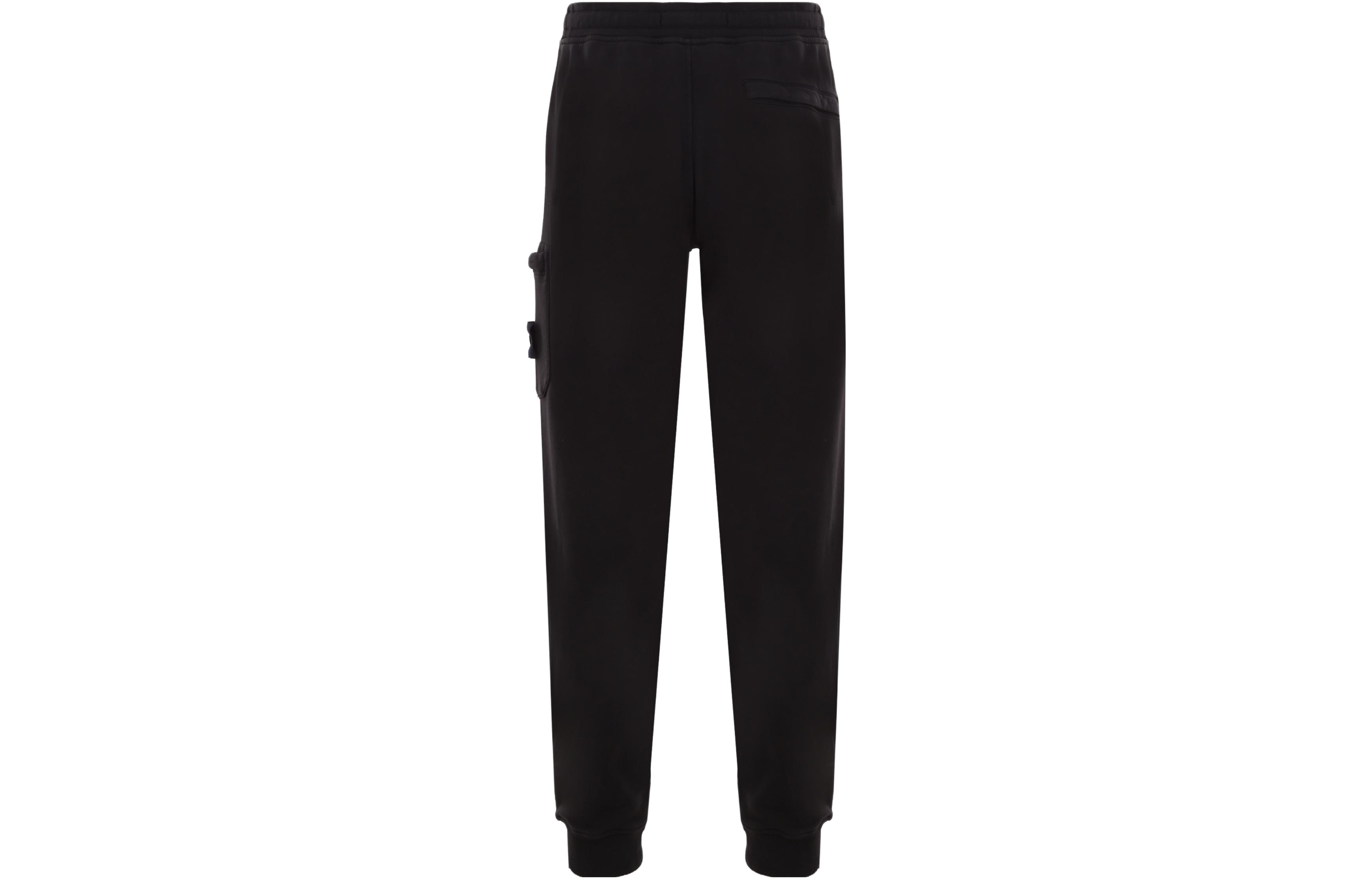 STONE ISLAND FW23  Black Casual Jogger Pants with Logo. 791564551-A0029 圖 3