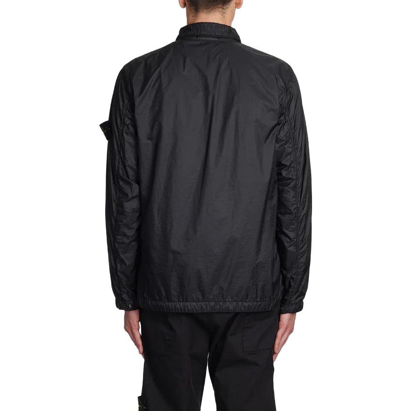 STONE ISLAND FW23  Black Solid Color Button-Up Collar Jacket 791510525-V0029 圖 5