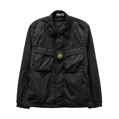 STONE ISLAND FW23 Black Solid Color Single-Breasted Long Sleeve Jacket 7915Q0819-V0029